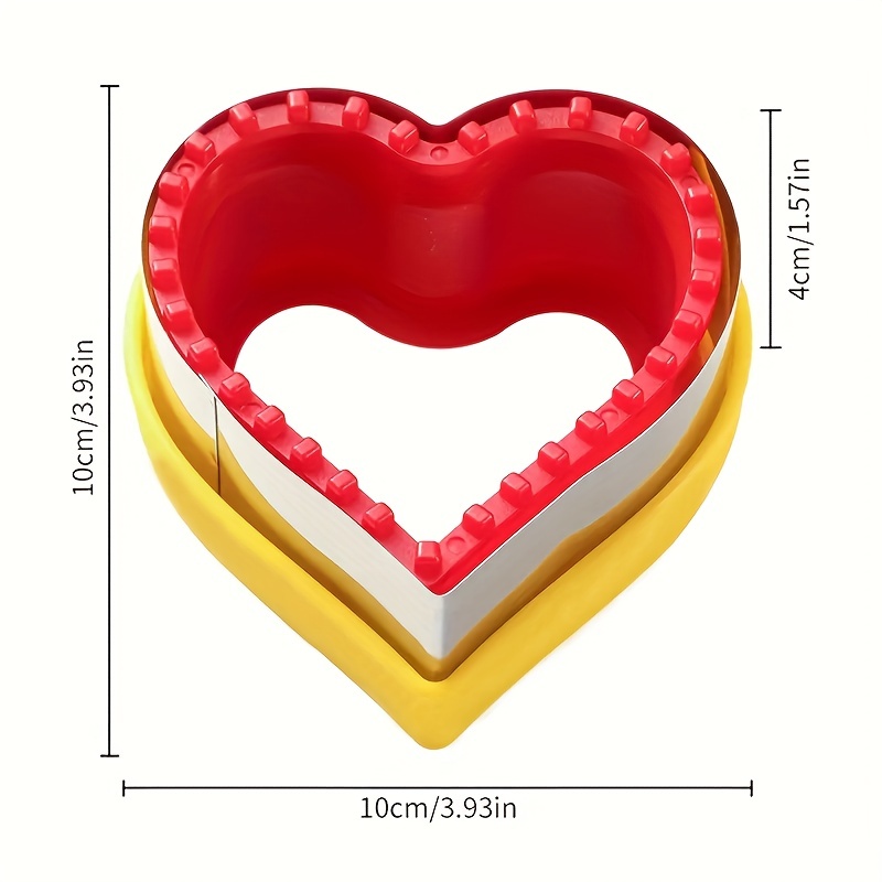 Heart Shaped Mold, Bread Cutting Mold, Stainless Steel Biscuit Cutter Molds  For Cooking Pastry, Sandwich Cutter Mold, Toast Bread Press Mold, Baking  Tools, Kitchen Tools - Temu