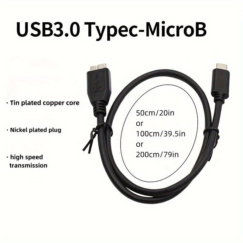 Acheter Câble USB C vers Micro USB Type C vers Micro B pour disque