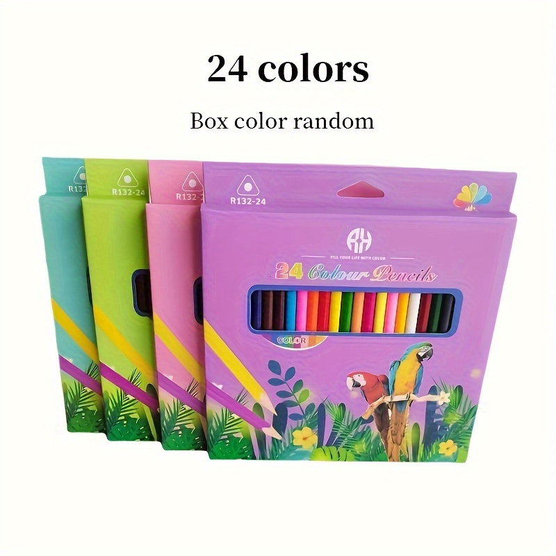 Crayons de couleur pour adultes, 36 crayons de dessin, crayons de