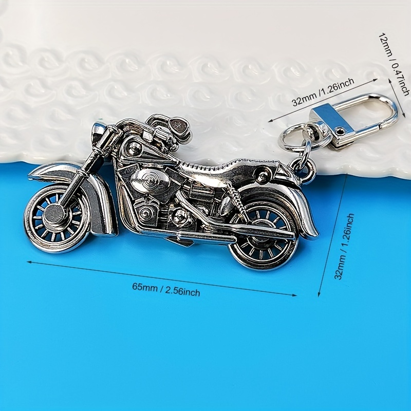 VmG-Store Motorrad Helm Retro Schlüsselanhänger mit funktionsfähigem  Verschluss (Hellblau) : : Auto & Motorrad