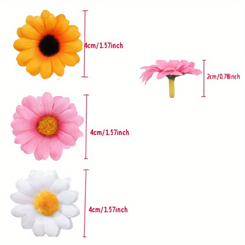  20 Pcs 20 Pcs Artificial Daisies Flower Fake Gerbera