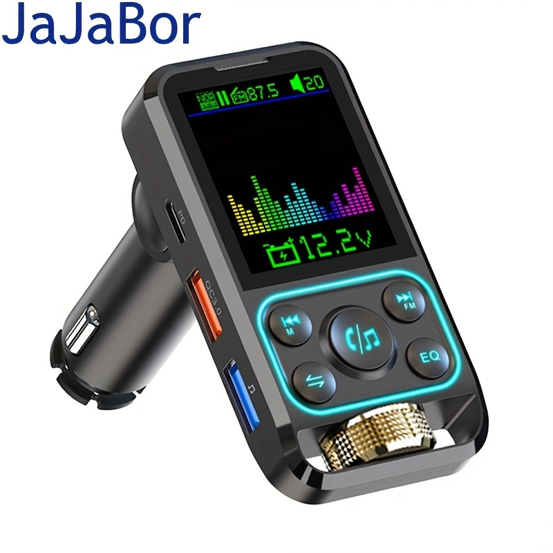 Transmisor Fm Bluetooth 5.0 Modulador De Radio De Coche Mano negro
