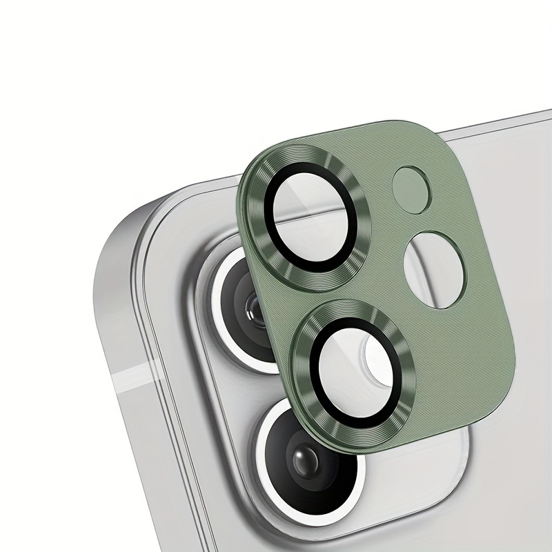 Xfilm - Protector de lente de cámara para iPhone 12 Pro Max con diamantes  brillantes, cubierta hecha de aleación de vidrio templado transparente HD