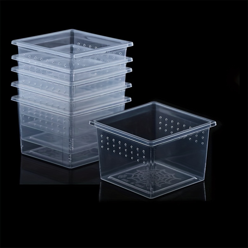 Spider Jumping Breeding Box Small Clear Container Enclosure