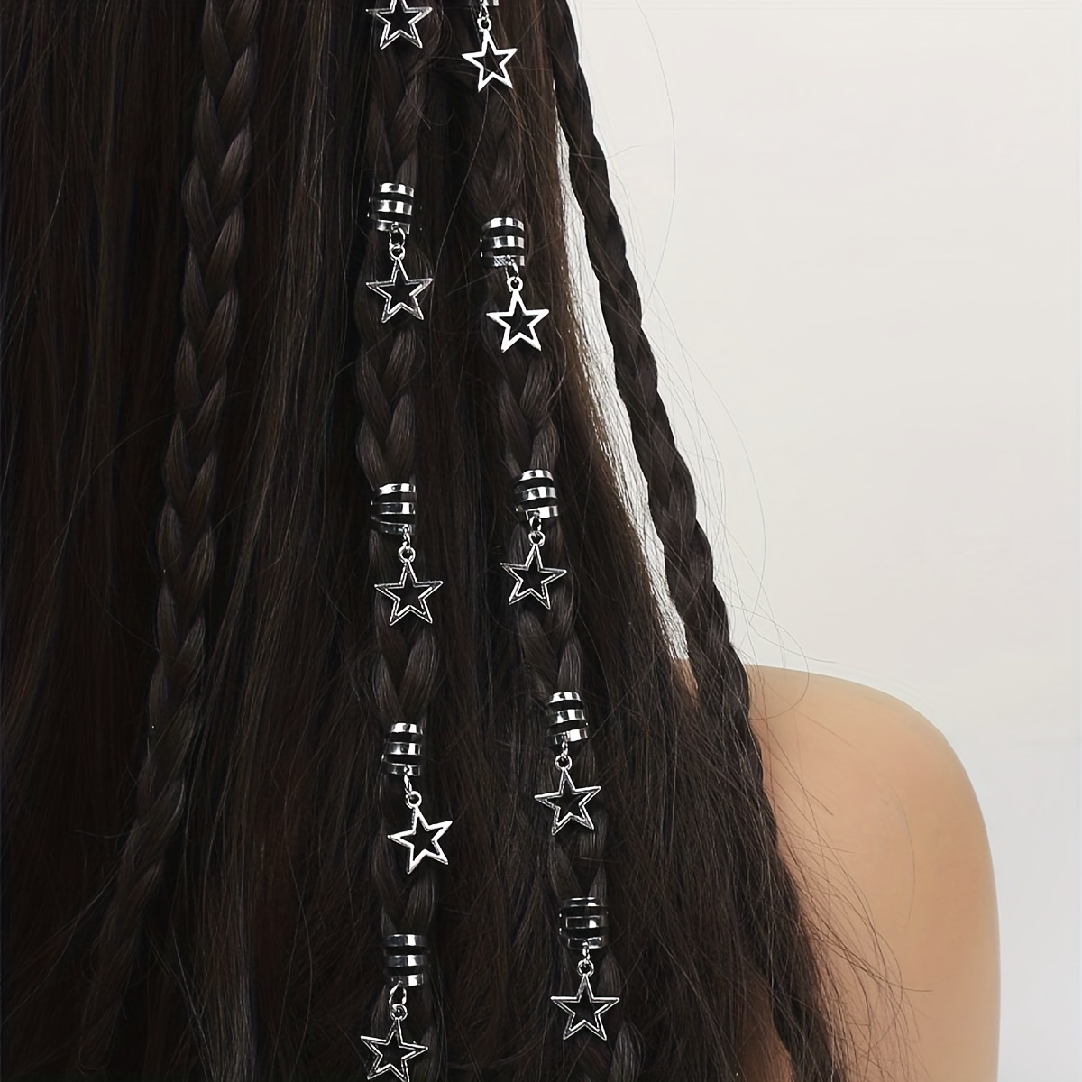 Dreadlocks Beads Hair Braid Rings Hair Braiding Metal - Temu