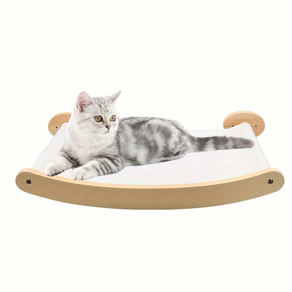 

1pc Wall Mounted Cat Litter Hammock, Cat Hammock Bed Pet Shelf Seat Sleeping Bed