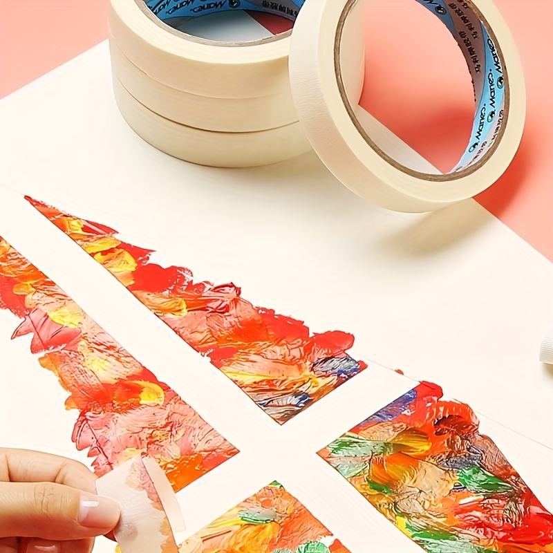 Marie's 10 Rolls Beauty Pattern Paper Tape Art Students Special Watercolor  Painting Sketch Art Painting Painting Aesthetic Paper Adhesive Cloth Crinkl