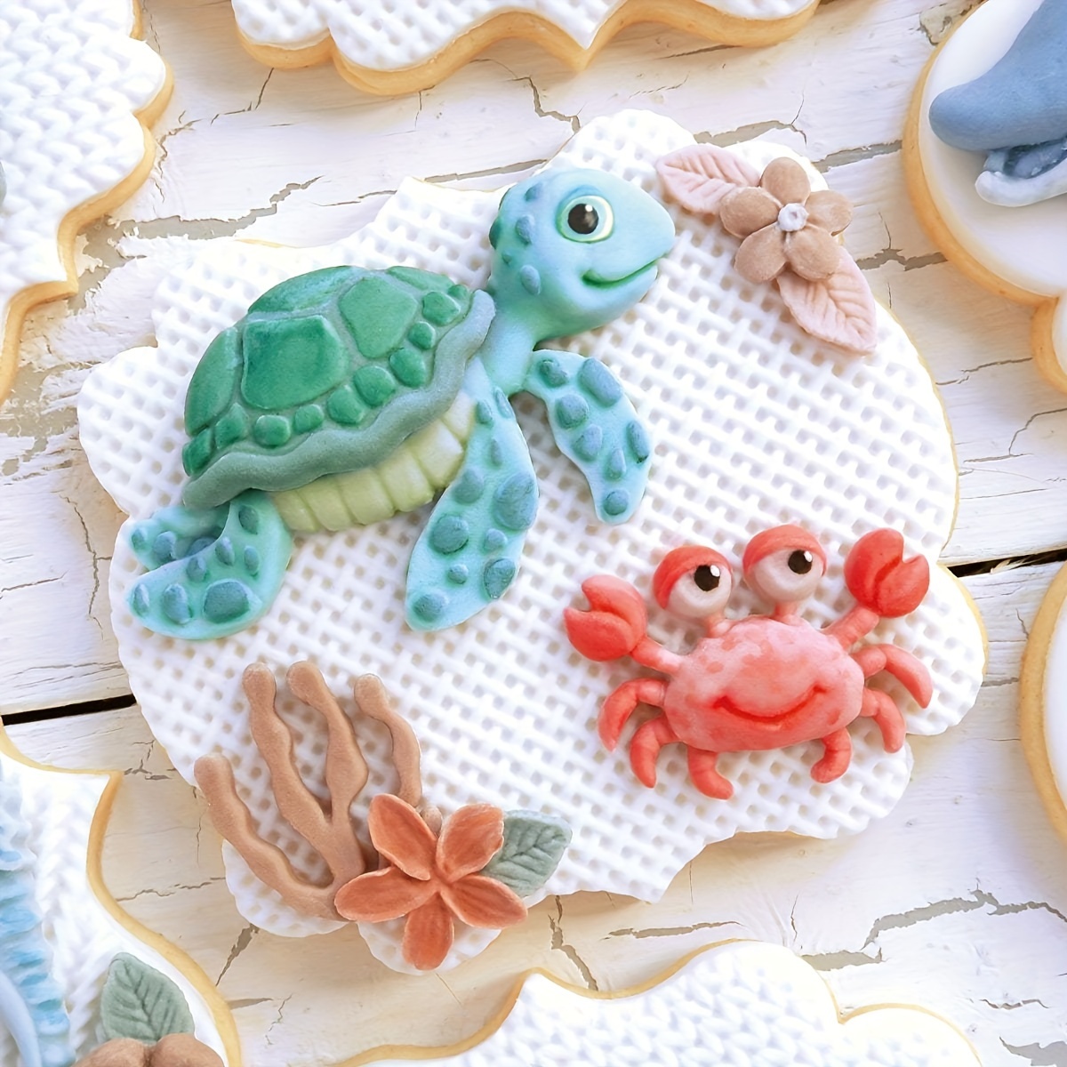 3-Piece Silicone Turtle Cake Molds - 6-Cavity Design For Candy, Chocolate, Jello, Pink