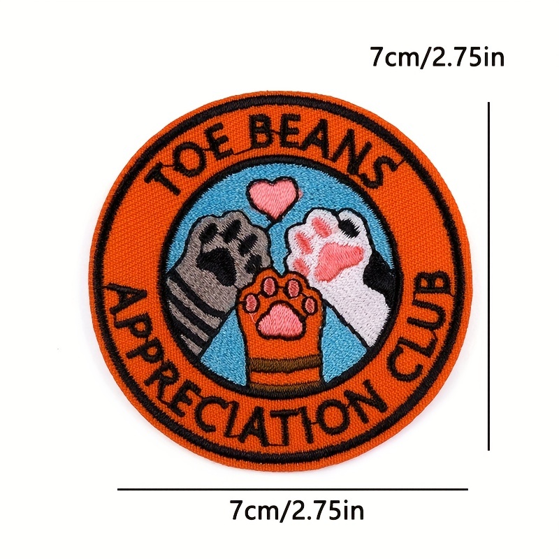 5pcs, Cute Cartoon Animal Iron-On Patches for Clothes - Thermal Adhesive  Embroidered Badges for Stylish Stripes and Personalization