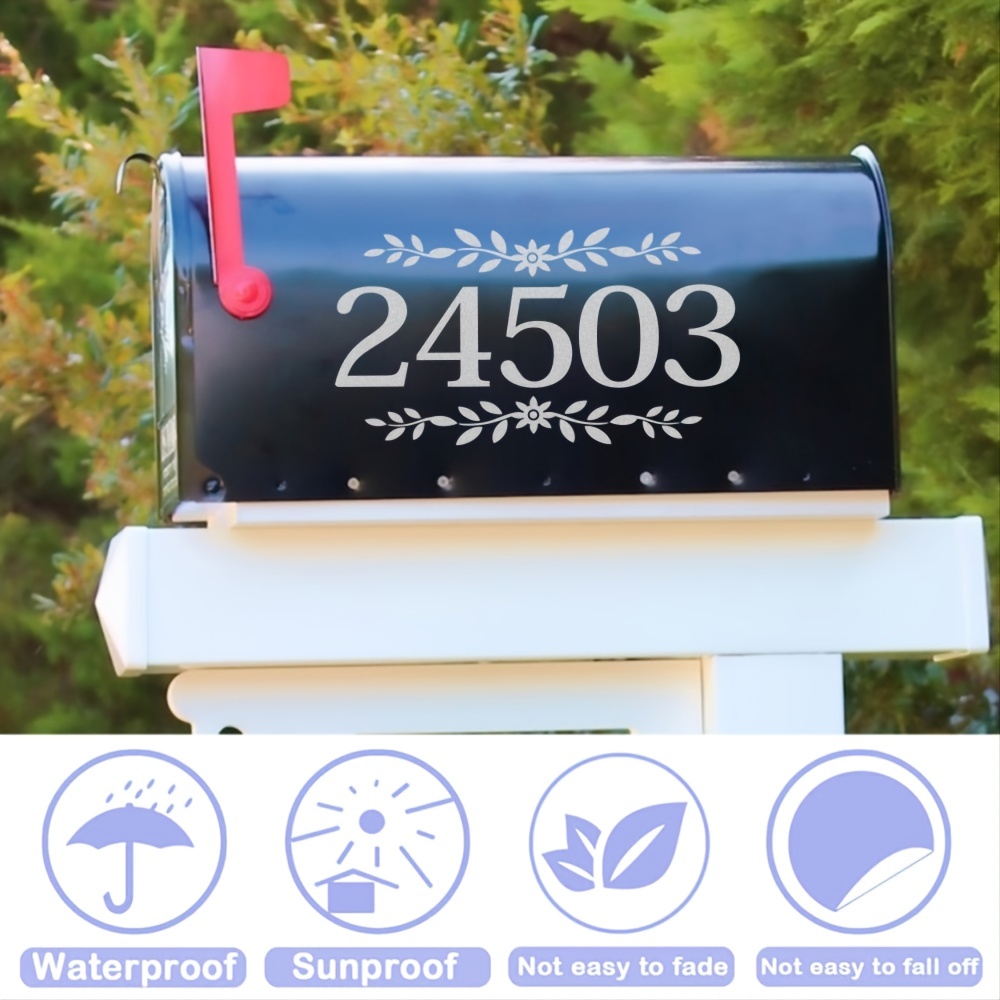 Personalize Your Home With Waterproof Mailbox Numbers - Temu