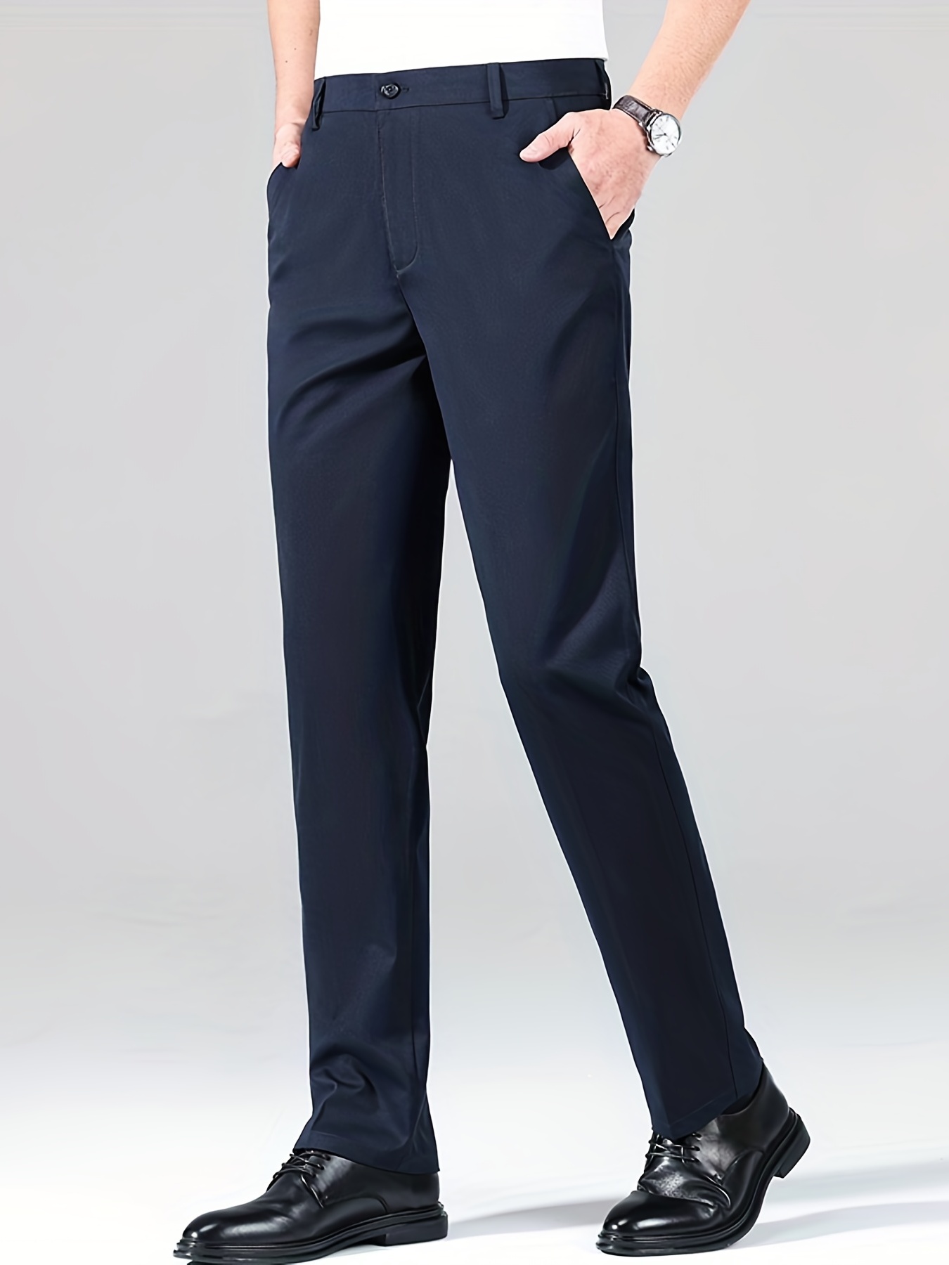 Straight suit trousers