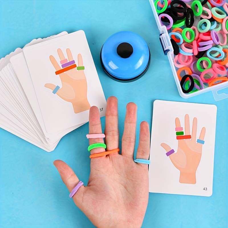 

Early Educational Thinking Training Toy: Parent-child Interactive Board Games With Elastic Bands And Bells For Enlightenment Teaching Aids