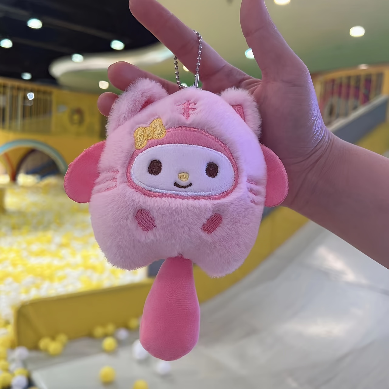 Cute Plush Doll Keychains - Cartoon Bag Pendant Keyrings Trendy Fashion  Keychain