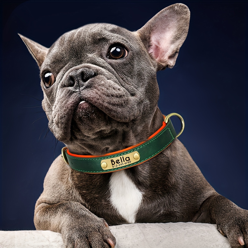 personalisiertes id namensschild hundehalsband  weich - Temu Switzerland