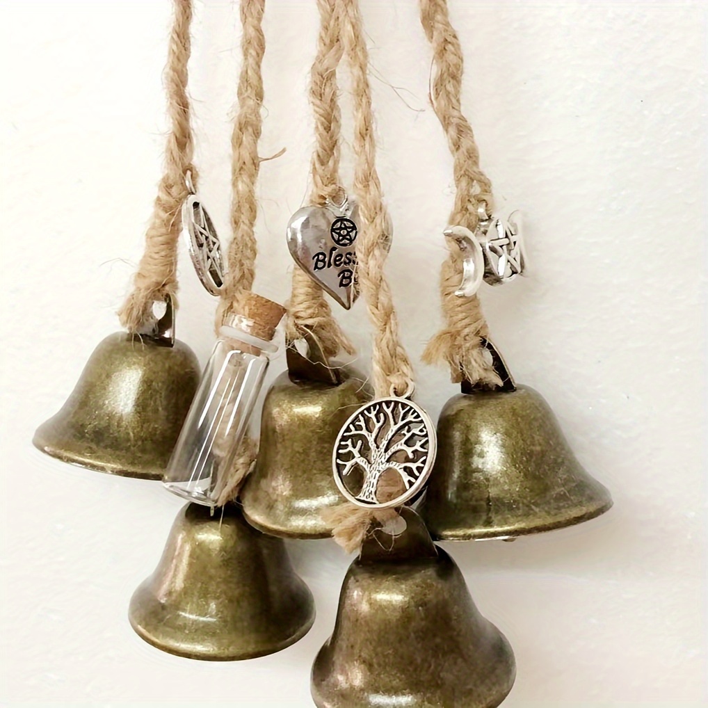 Cast Iron Hanging Cow Bells Cast Iron Hanging Cow Bells Home - Temu