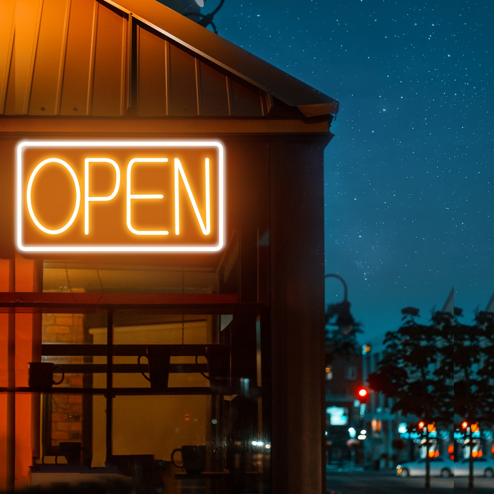 Led neon store open sign