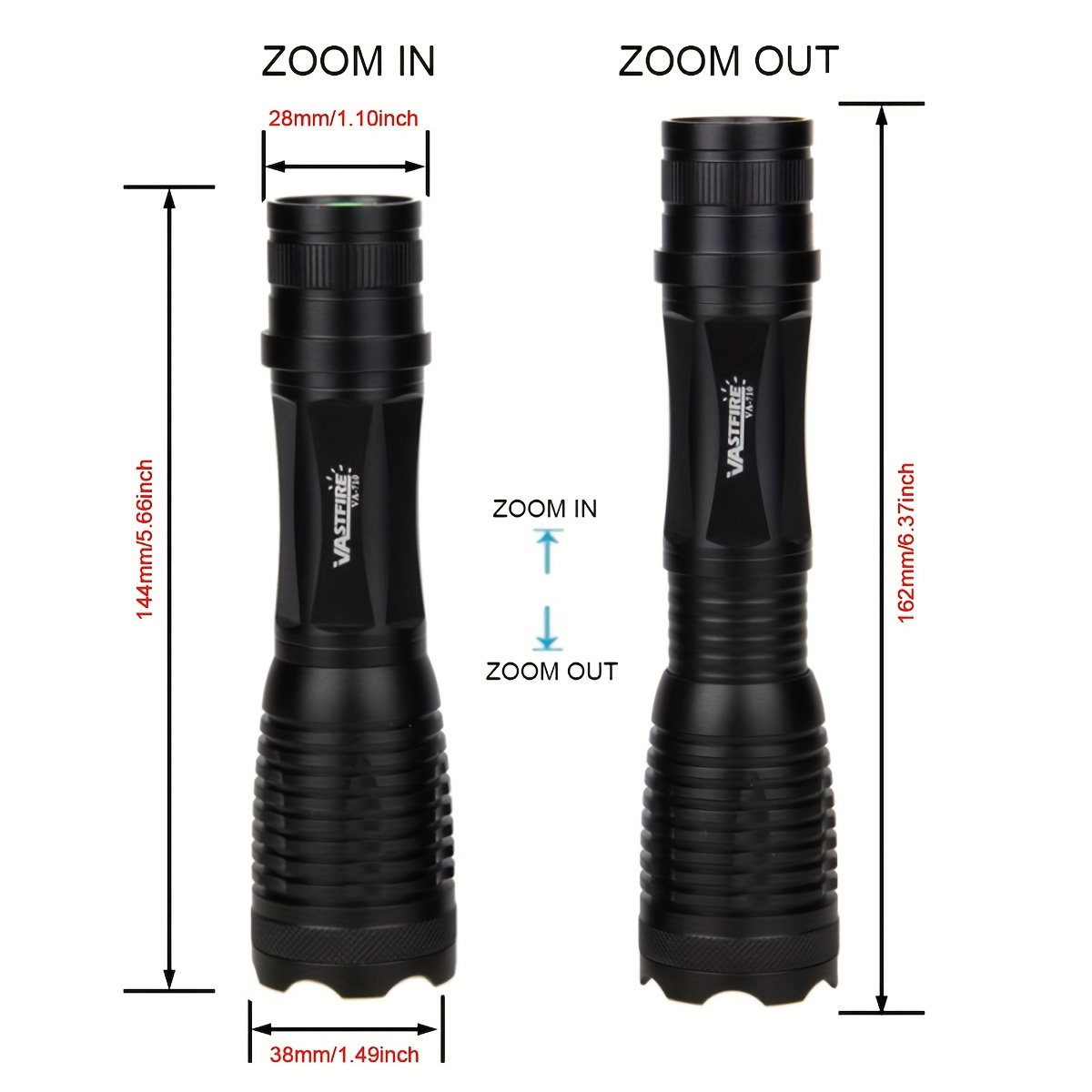  VASTFIRE Night Vision Essentials Infrared Flashlights