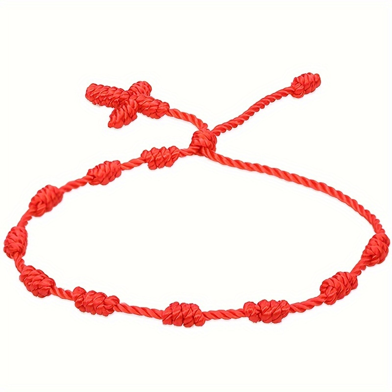 Colorful Knot Braided Bracelet Simple Adjustable Hand String - Temu