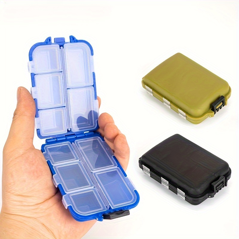 Plastic Portable Tackle Box 10 compartment Storage Box Lead - Temu