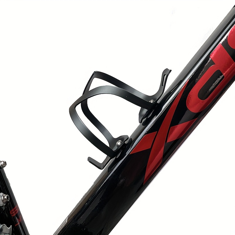 Bicicleta Portabotellas Portabidones Soporte Universal para Bici de Montaña  de Carretera (Negro Rojo)