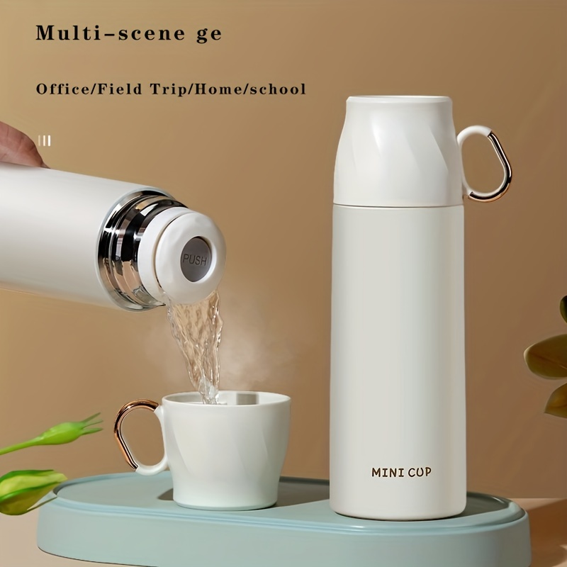 Water Thermos Bottle Cup Thermal For Hot Drinks Tumbler Stainless Steel  Insulated Coffee Mug Vacuum Flask Leakproof Drinkware