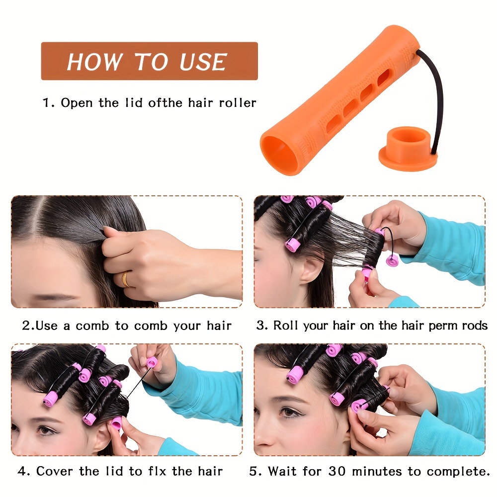 Orange perm outlet rod set