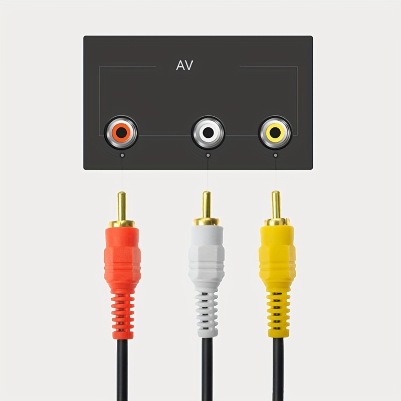  ZZJMCH Cable compuesto de 3 cables RCA de audio y