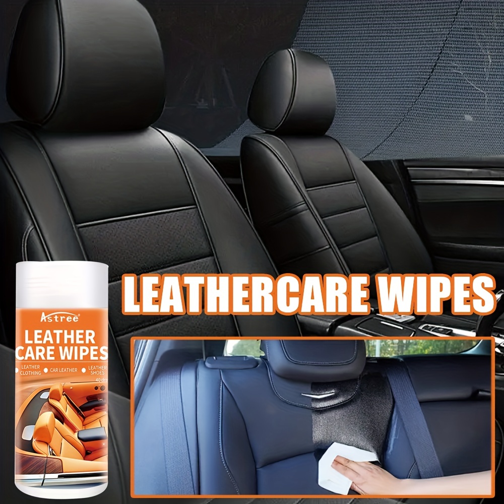 Car Leather Cleaning Wipes Seat Interior Washing Free Remove - Temu