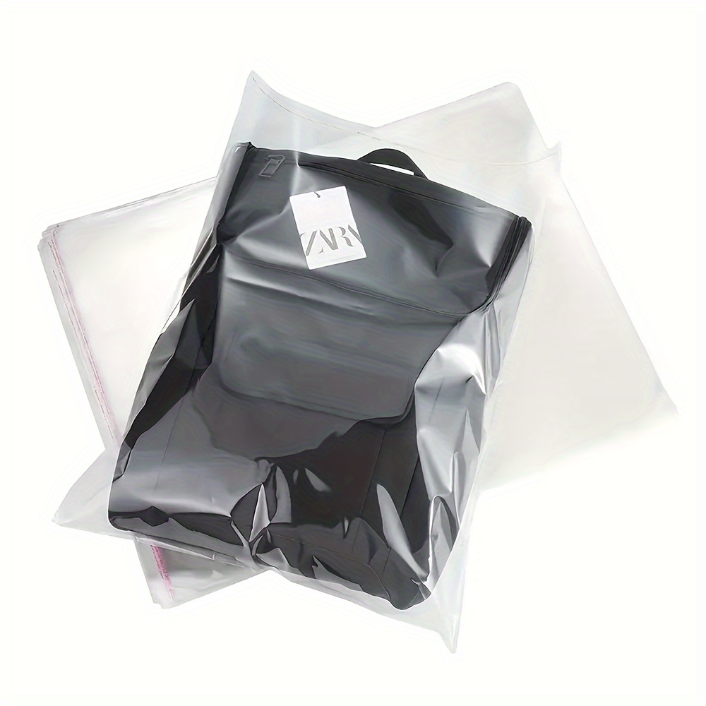 Clear Large Self Sealing Cellophane Opp Bags Clear Plastic - Temu