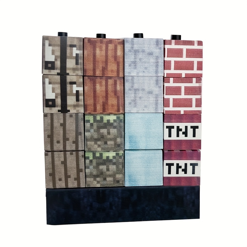 Diy Creative Novelty Building Blocks Splicing Lights Holiday Temu