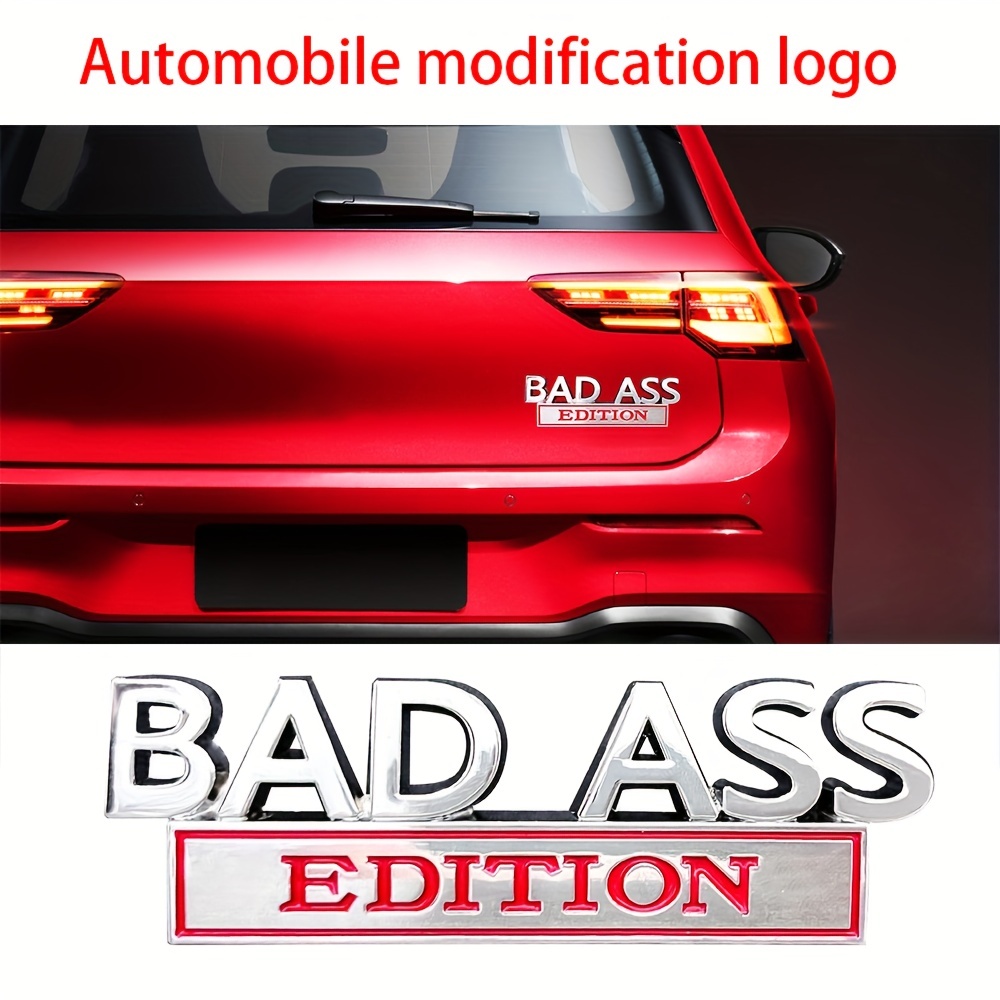 1/2pcs Auto Bad Ass Edition Logo Dreidimensionale Kotflügel - Temu
