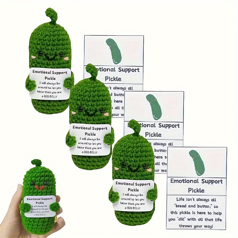 Funny Crochet Positive Potato Partner Positivity Affirmation - Temu