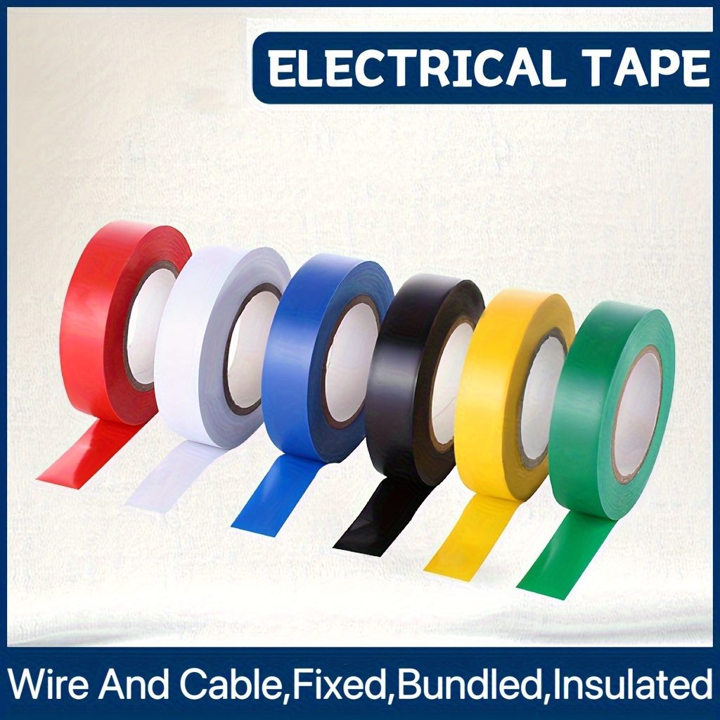 Assorted Colors Electrical Tape Pvc Electrical Wire - Temu