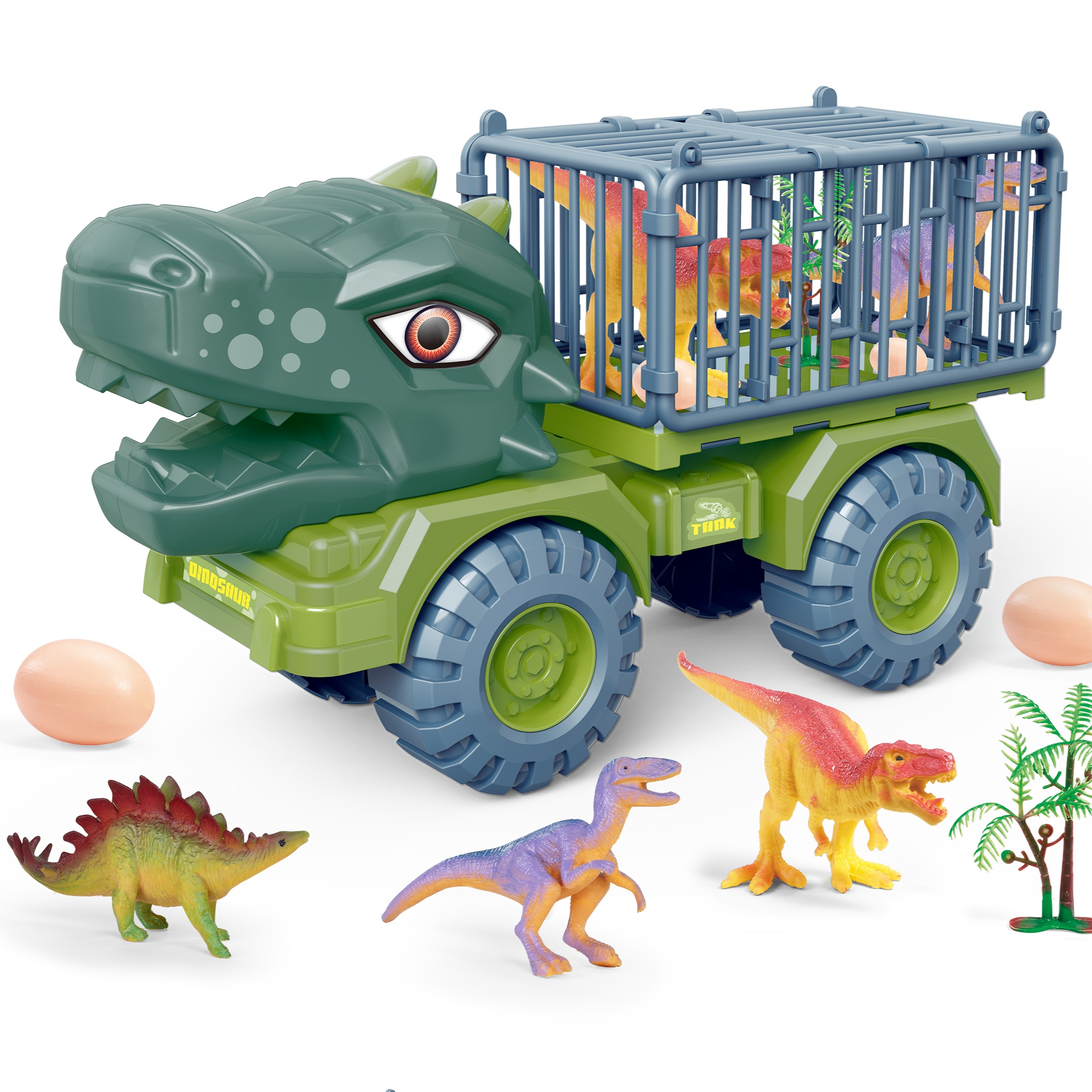 Enfants Dinosaure Camion Jouet Dinosaure Ingénierie Camions Construction  Véhicules Jouet Cadeau 