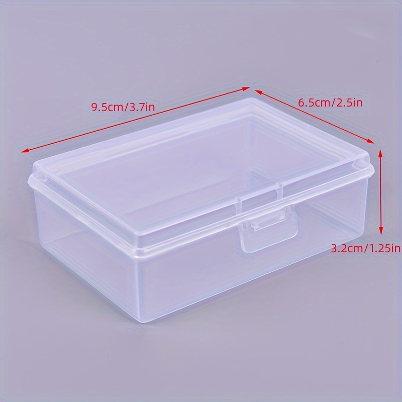 1pc Clear Plastic Storage Card Box, Playing Cards Container, Poker Game  Card Box For Board Games, Household Storage Organizer