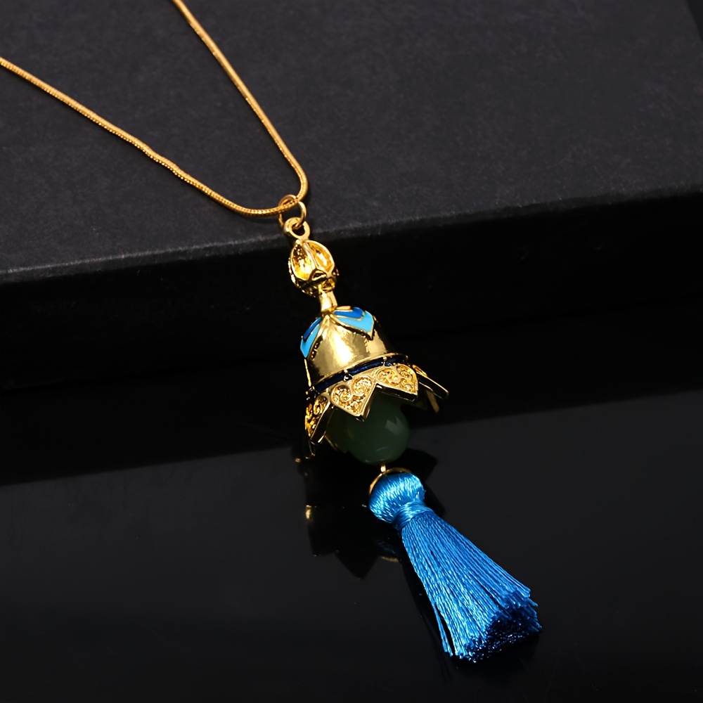 Wedding hot sale bell necklace