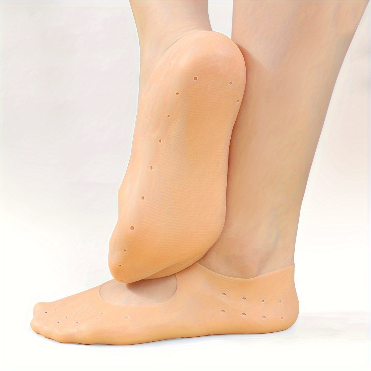 Heel Cover Heel Socks Silicone Anti crack Moisturizing - Temu