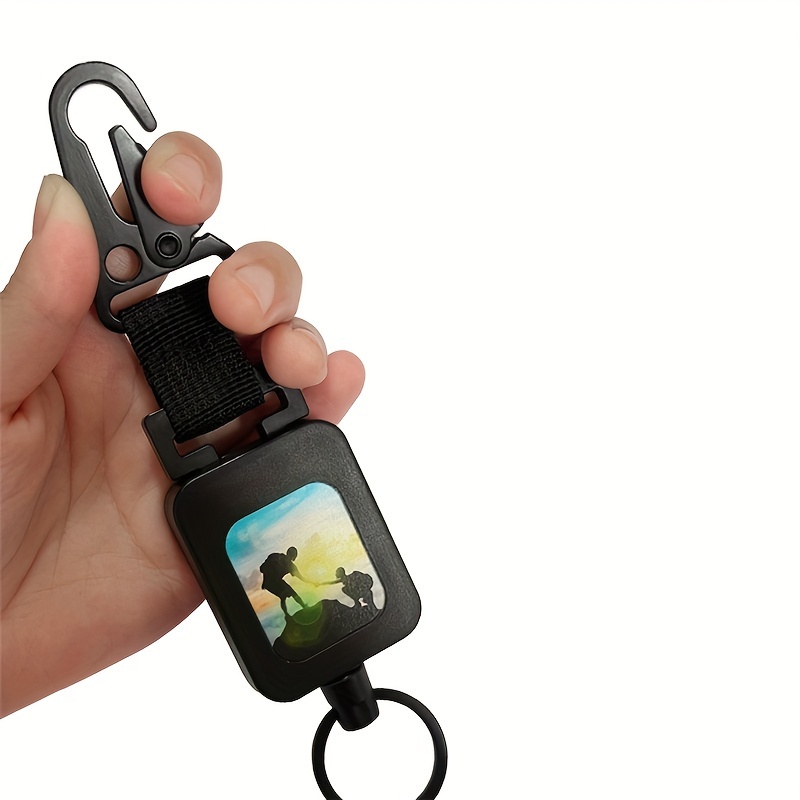 Retractable High Elastic Anti lost Keychain Portable Card - Temu