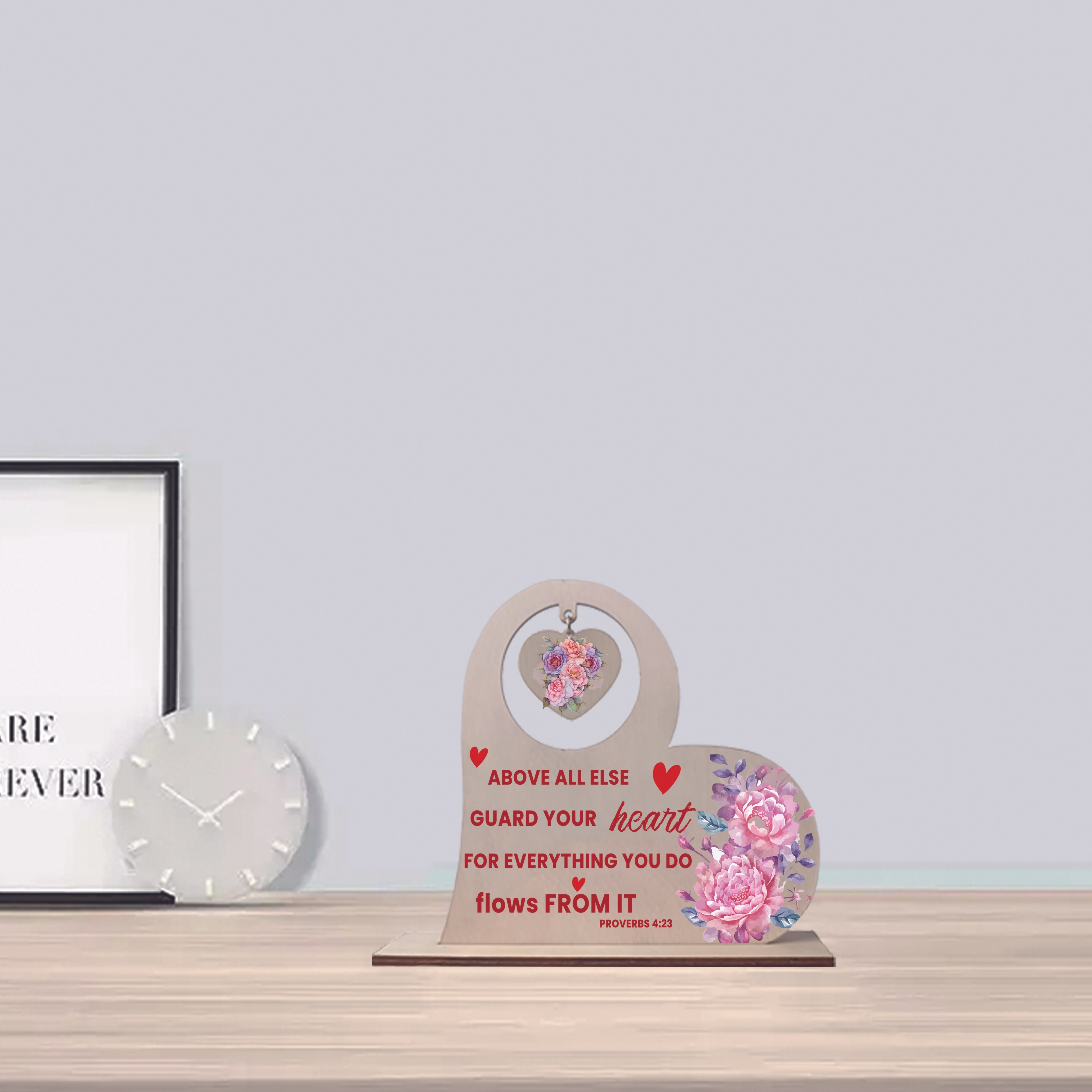 1pc, Office Desk Accessories For Women, Double Sided Printed Wooden  Decoration, Inspirational Quotes Decor, Home Office Desk Decor,  Motivational Schoo