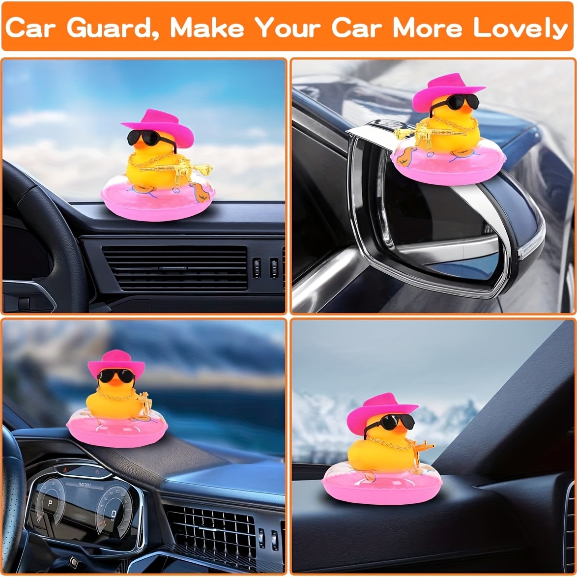 Rubber Duck Dashboard Car Yellow Duck Car Dashboard - Temu