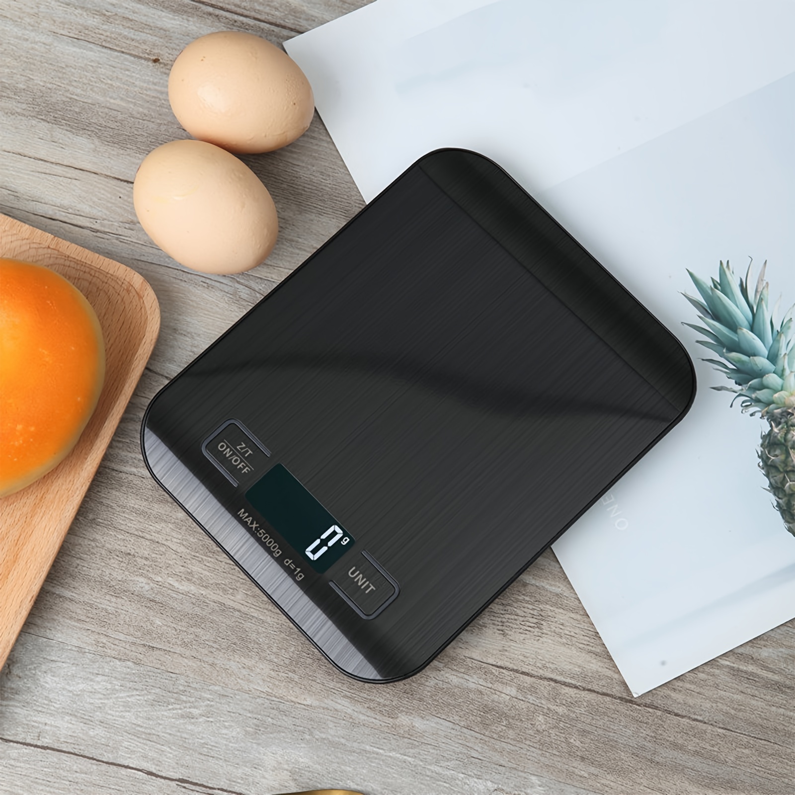 Báscula de alimentos, báscula de cocina digital gramos de peso y oz para  cocinar para hornear