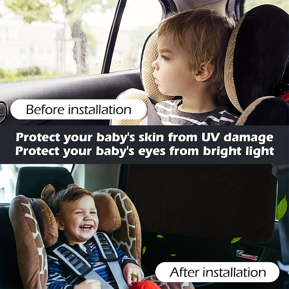 2pcs Seitenfenster Sonnenschutz Sonnenschutz Auto Uv Protect
