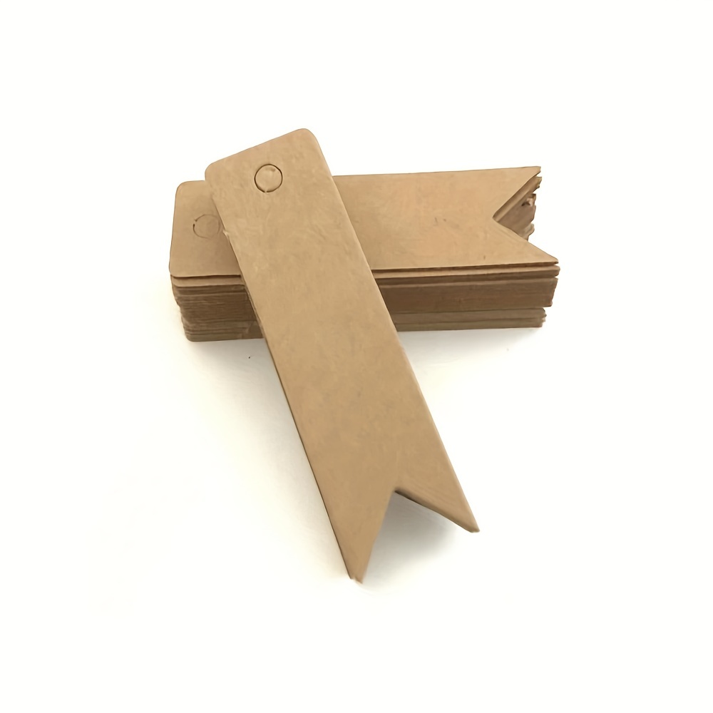Gift Tags With String Kraft Paper Blank Marking Tags - Temu