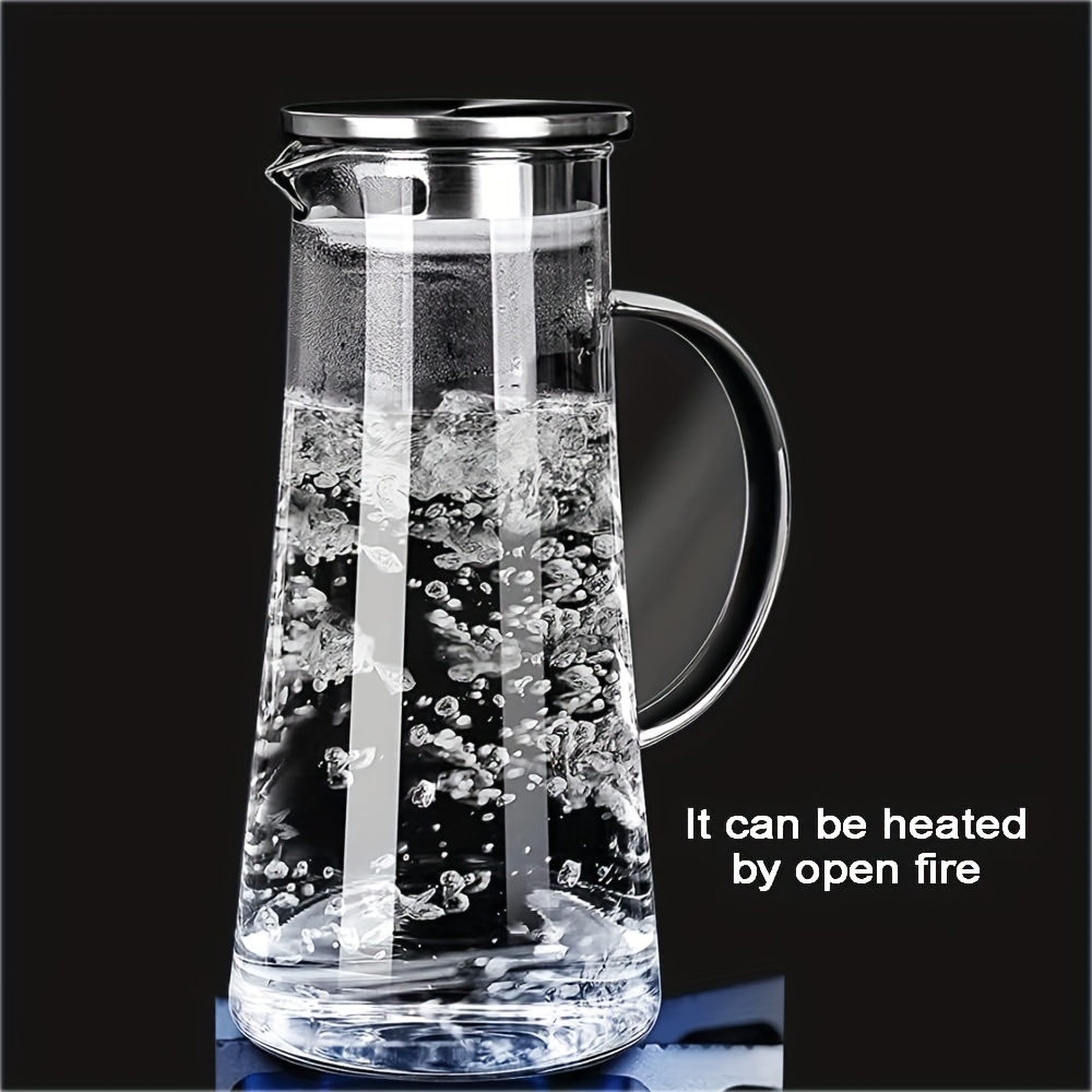 Borosilicate Glass Water Pitcher with Infuser 1.5 Liter