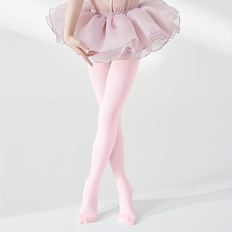 Mallas de ballet para niñas Medias de baile ultra suaves,mallas de ballet  rosa y blanco para niñas pequeñas : : Ropa, Zapatos y  Accesorios