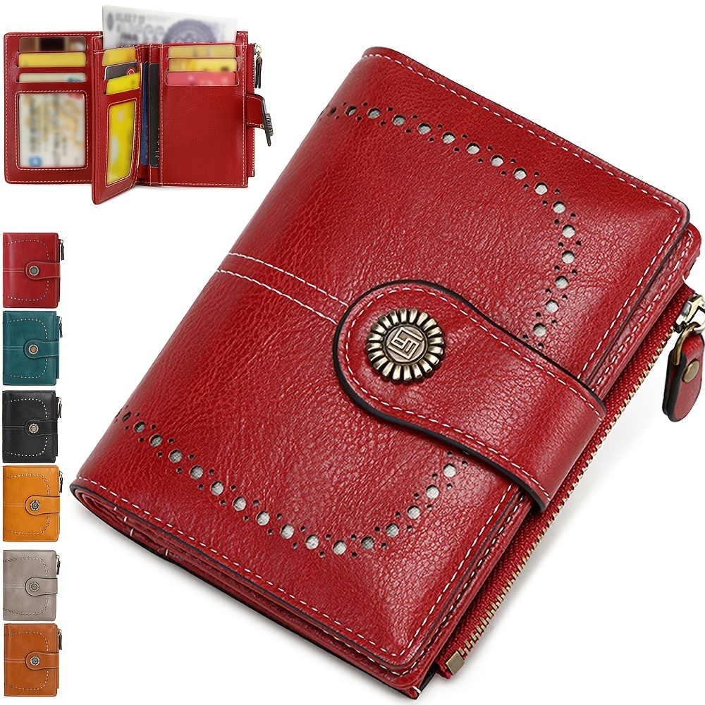 Womens Designer Style PU Leather Print Purse Ladies Wallet Card Coin Holder