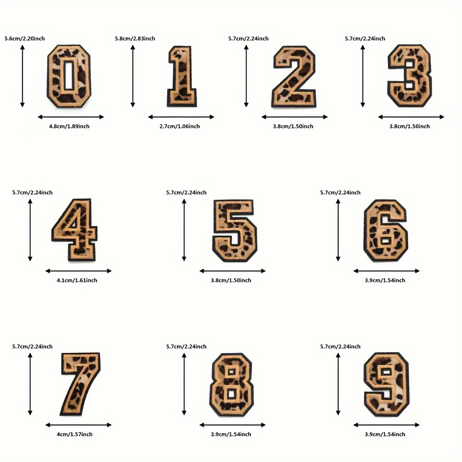 Leopard Pattern Personalized Fashion Style Alphabet A Z - Temu