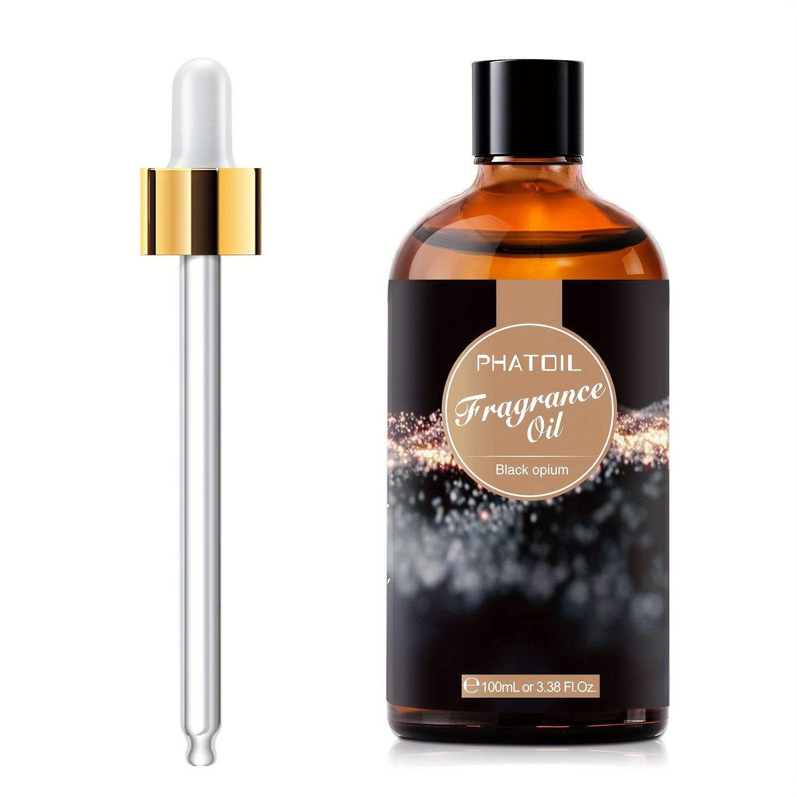 1pc PHATOIL Black Opium Fragrance Oils 100ml/3.38Fl.Oz, High Quality Diffuser Oils For Oil Burner, Air Freshener