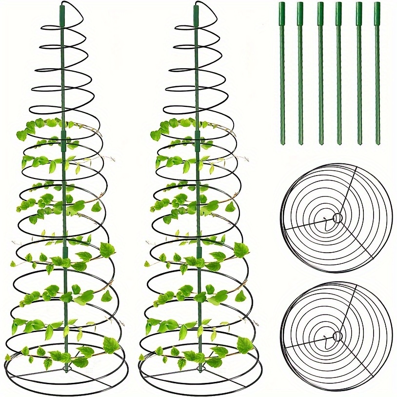 1/2 Pacchi, Supporto Per Rampicanti Da Giardino In Rattan, Scaffale Per  Piante Interno Esterno, Porta Piante Alto In Legno Per Soggiorno, Scaffale  Per Piante Interno Per Piante Multiple, Patio Balcone Giardino 