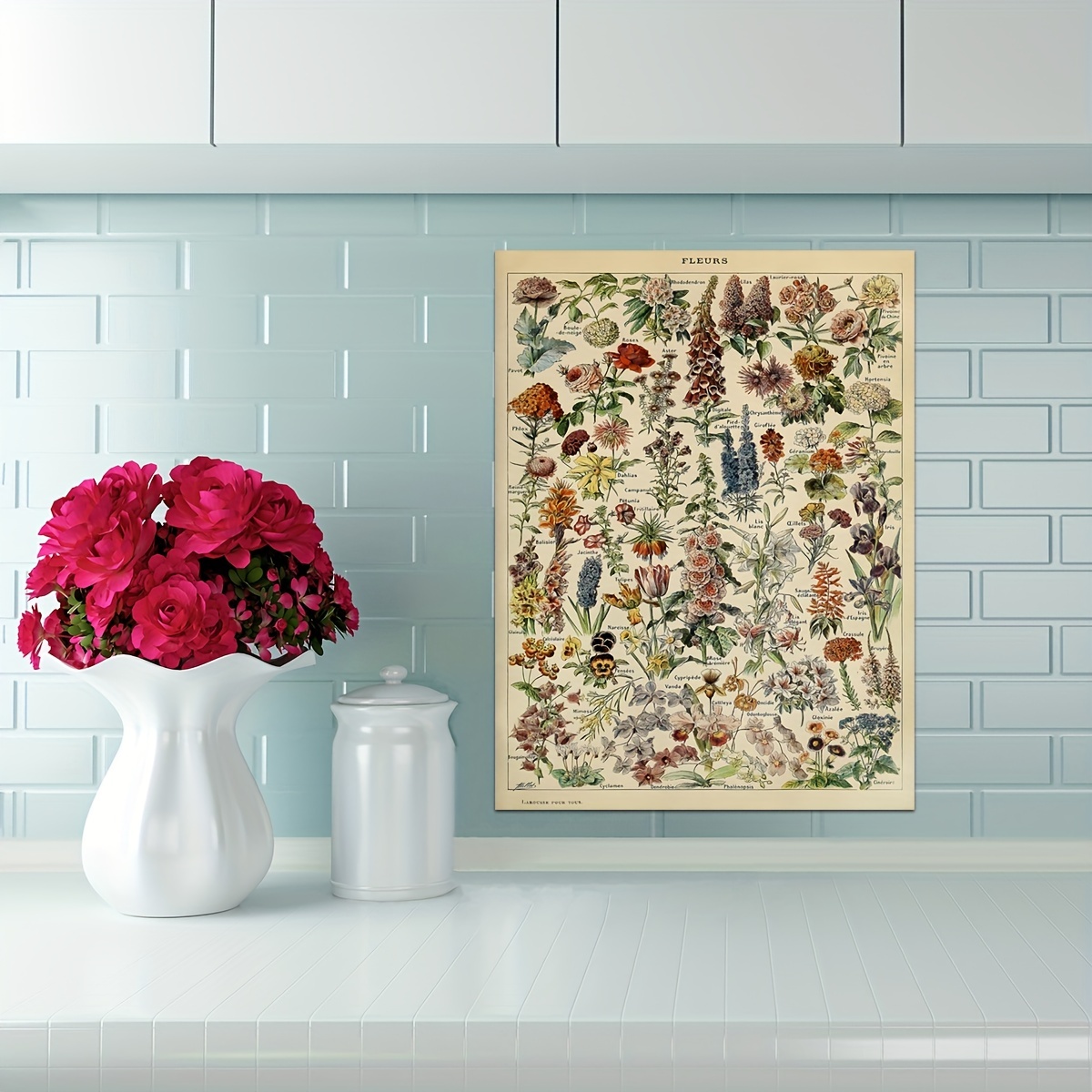 Vintage Botanical Plant Wall Art Flower Poster Prints Decor, Rustic  Wildflowers Posters Wall Art Cottagecore Fairycore Room Decor, Herbarium  Posters
